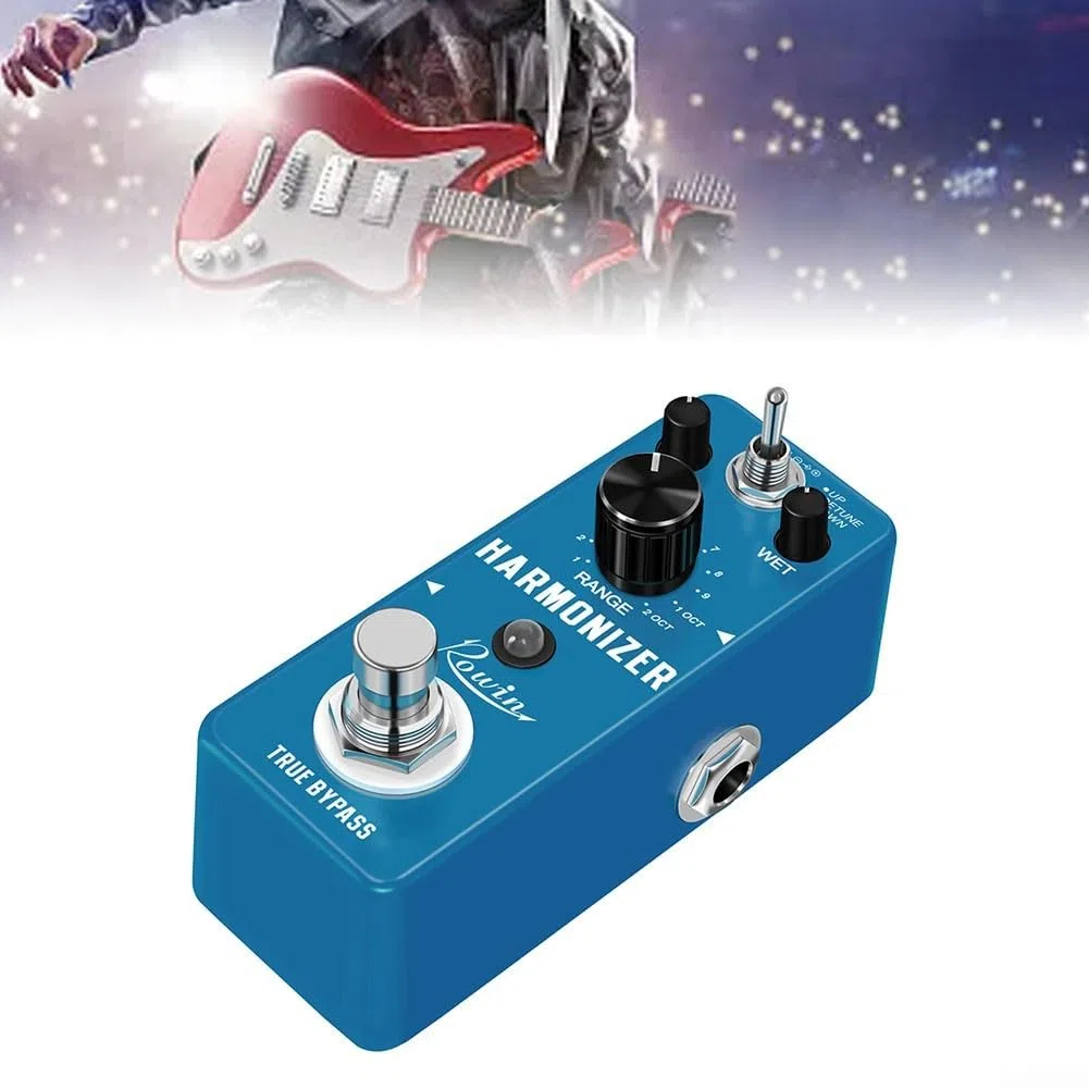 Rowin LEF-3807 Gitarren-Harmonizer-Pedal, digital, Pitch-Effektpedale, True Bypass