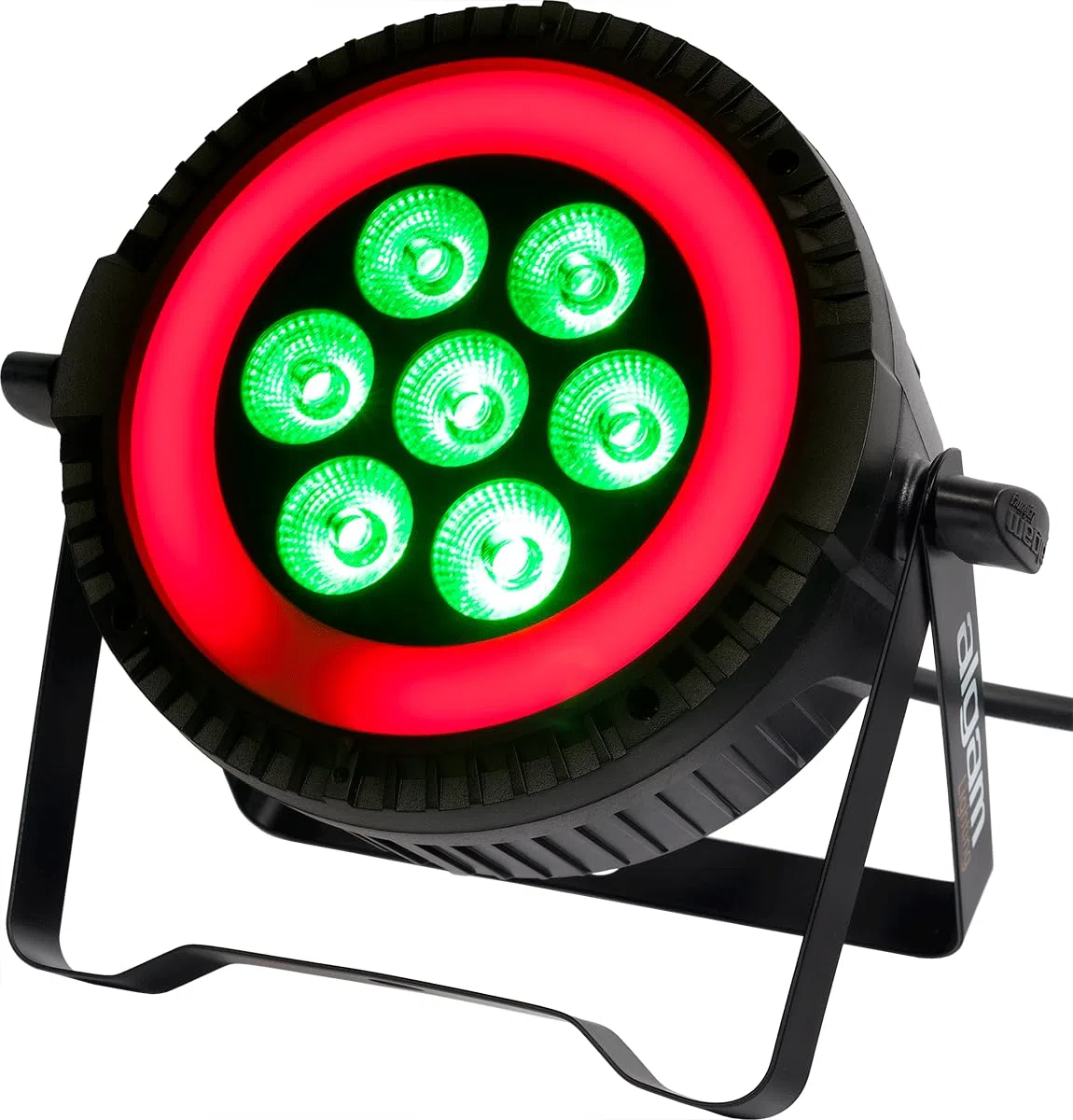 Algam Lighting PARWASH 76 RING - LED-Wash-Par 7 x 6 W RGBW mit RGB-LED-Ring, IP20