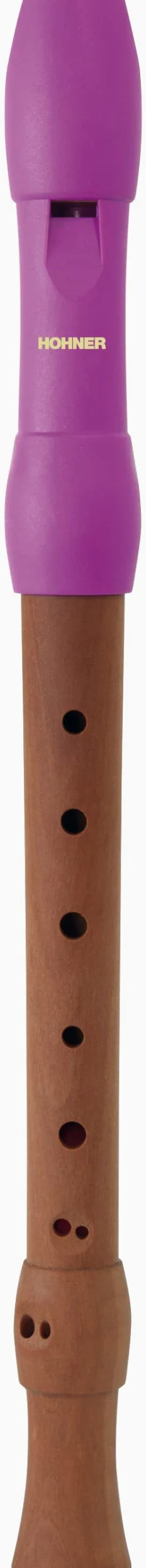 HOHNER Blockflöte, Alegra Line, pink, barock, dreiteilig
