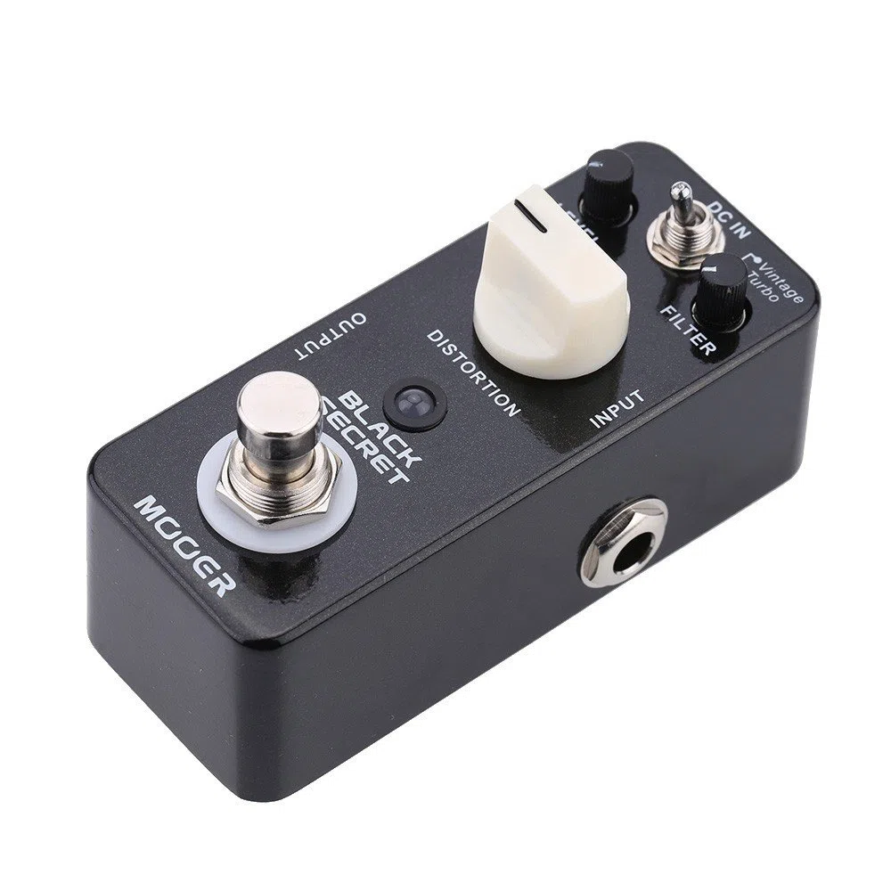 Mooer Secret Distortion Pedal | Verzerrer mit Vintage und Turbo Modus True Bypass