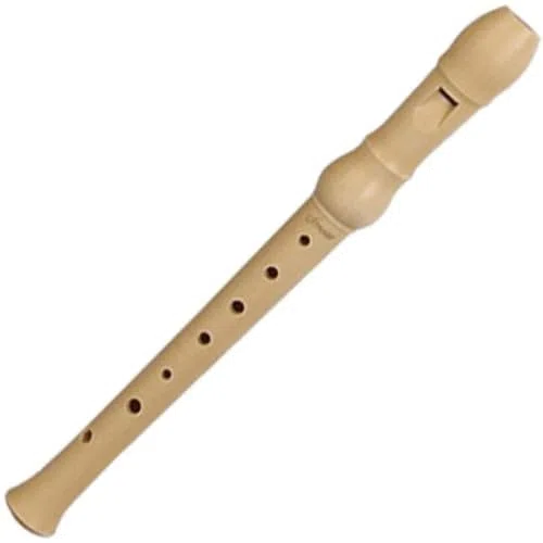 Gebrüder Schneider Sopranino Blockflöte dt. GW - F-Sopranino (2-teilig) - Ahornholz - Holzfarben - C-Dur - Inkl. Hülle, Wischer, Spielanleitung