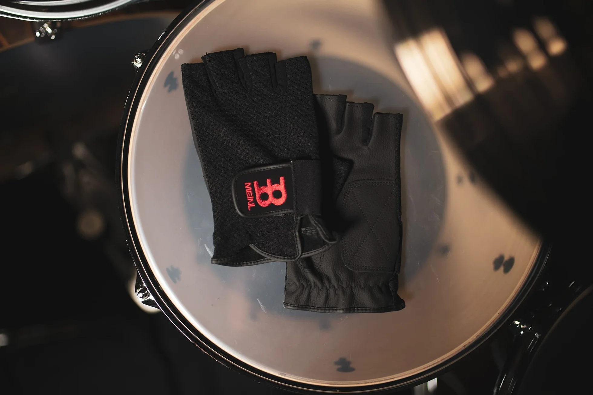 Meinl Cymbals MDGFL-M Drummerhandschuhe fingerfrei M & Meinl Cymbals MDG-M Drummerhandschuhe M