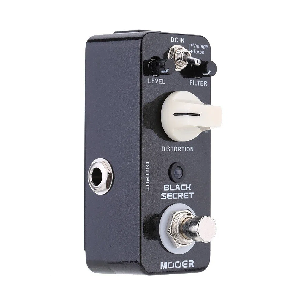 Mooer Secret Distortion Pedal | Verzerrer mit Vintage und Turbo Modus True Bypass