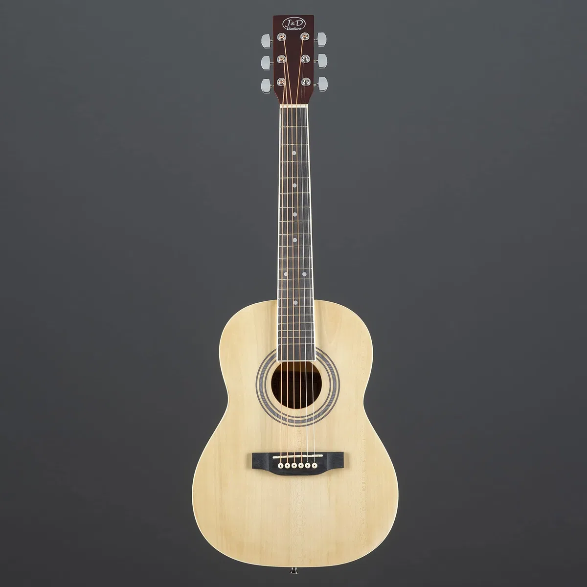 J & D AG-1 1/2 NT Westerngitarre - Akustik-Gitarre Dreadnought Mit Natural Agathis Decke, Ideal Zum Lernen