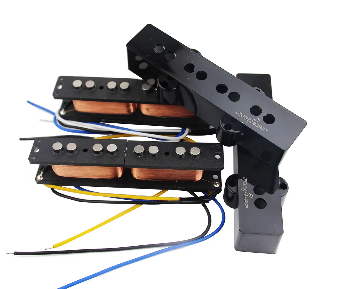 Guyker Vintage Style JB Jazz Electric Bass Guitar Pickup Alnico pickups Set Neck/Bridge Pickup Replacement