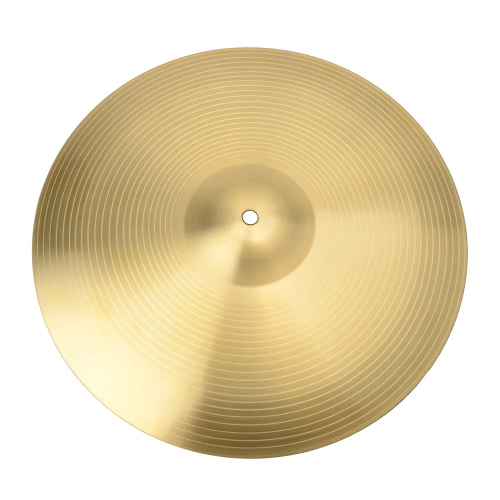 Professionelles Ride-Becken aus Kupferlegierung, 0,8 mm (18 Zoll), goldfarben