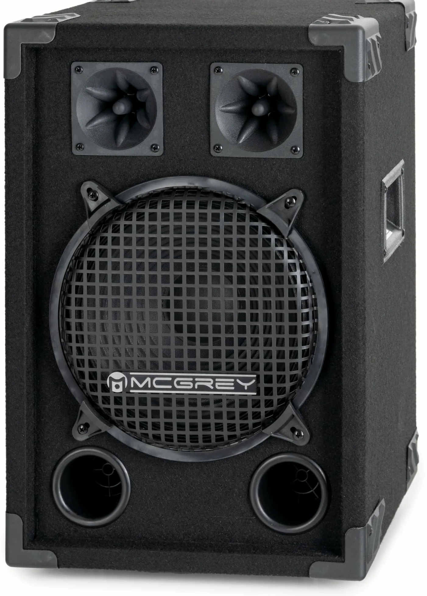 McGrey DJ-1022 DJ PA Lautsprecher Box 25cm (10“) Subwoofer 400W (Passiv, 2-Wege System, Holzgehäuse)
