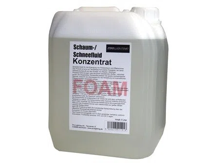 Pro Lighting Schaum-/ Schneefluid Foam Konzentrat 5L, Made in Germany ergibt 125LITER
