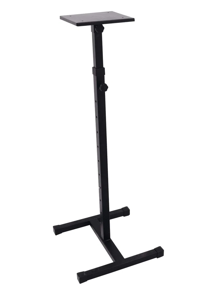 Omnitronic MO-1 Monitorständer | Monitorständer, von 93 bis 148 cm ausfahrbar und bis 18 kg belastbar