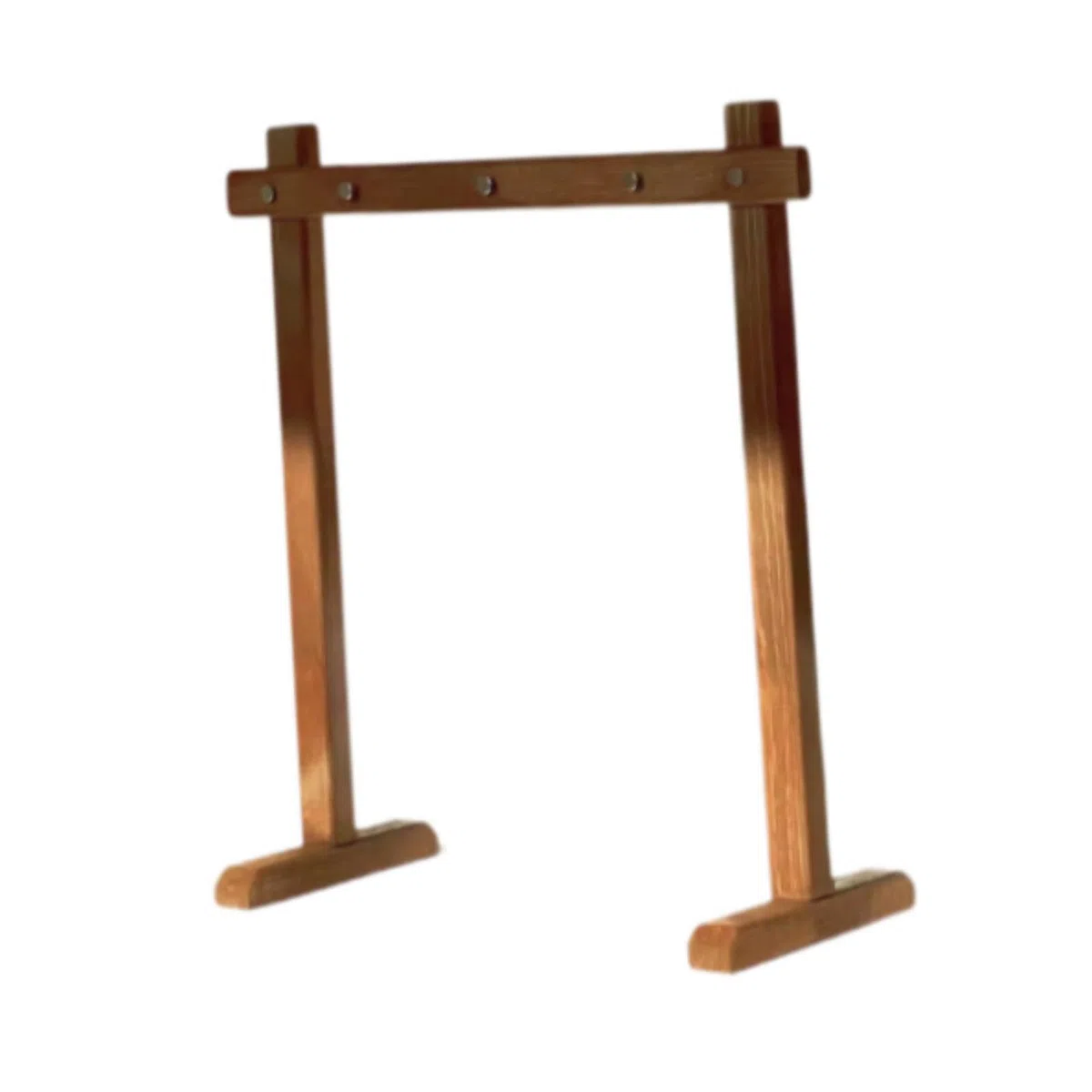 Milageto Wind -Chime -Stand, Gong -Ständer, tragbarer Ornament -Display -Rahmen mit Basisschmuck -Display -Rack für Desktop -Innenraum im Freien im Freien, L