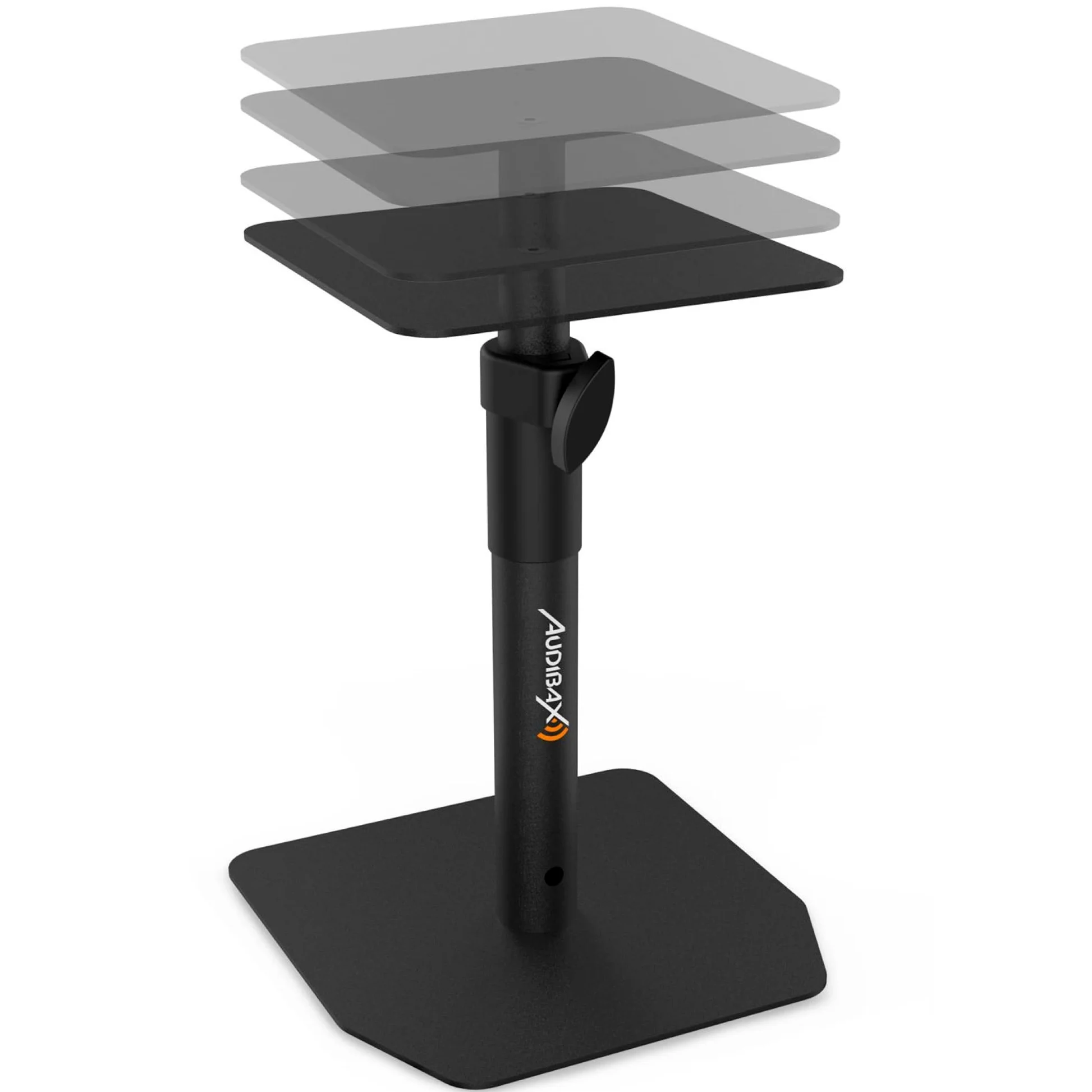 Audibax Neo STM-20 Soportes de Mesa Regulables para Monitor Estudio y Altavoz (Pareja)