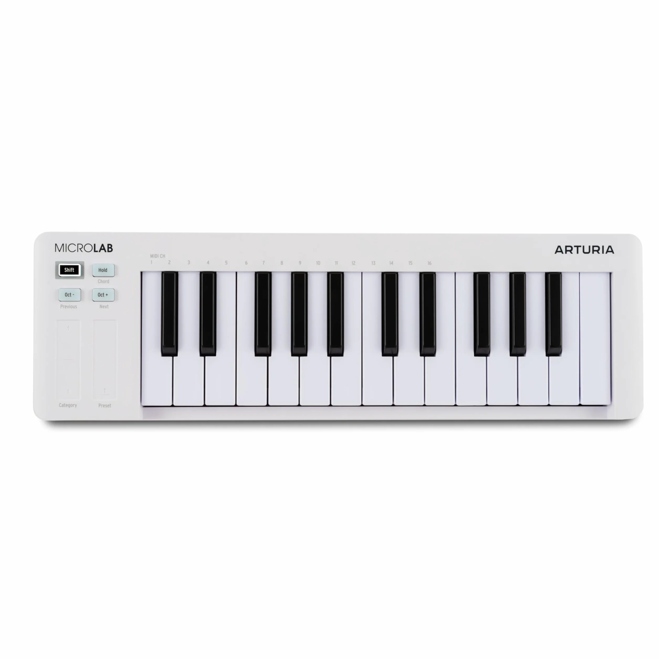Arturia MicroLab Mk3 White - Midi Keyboard
