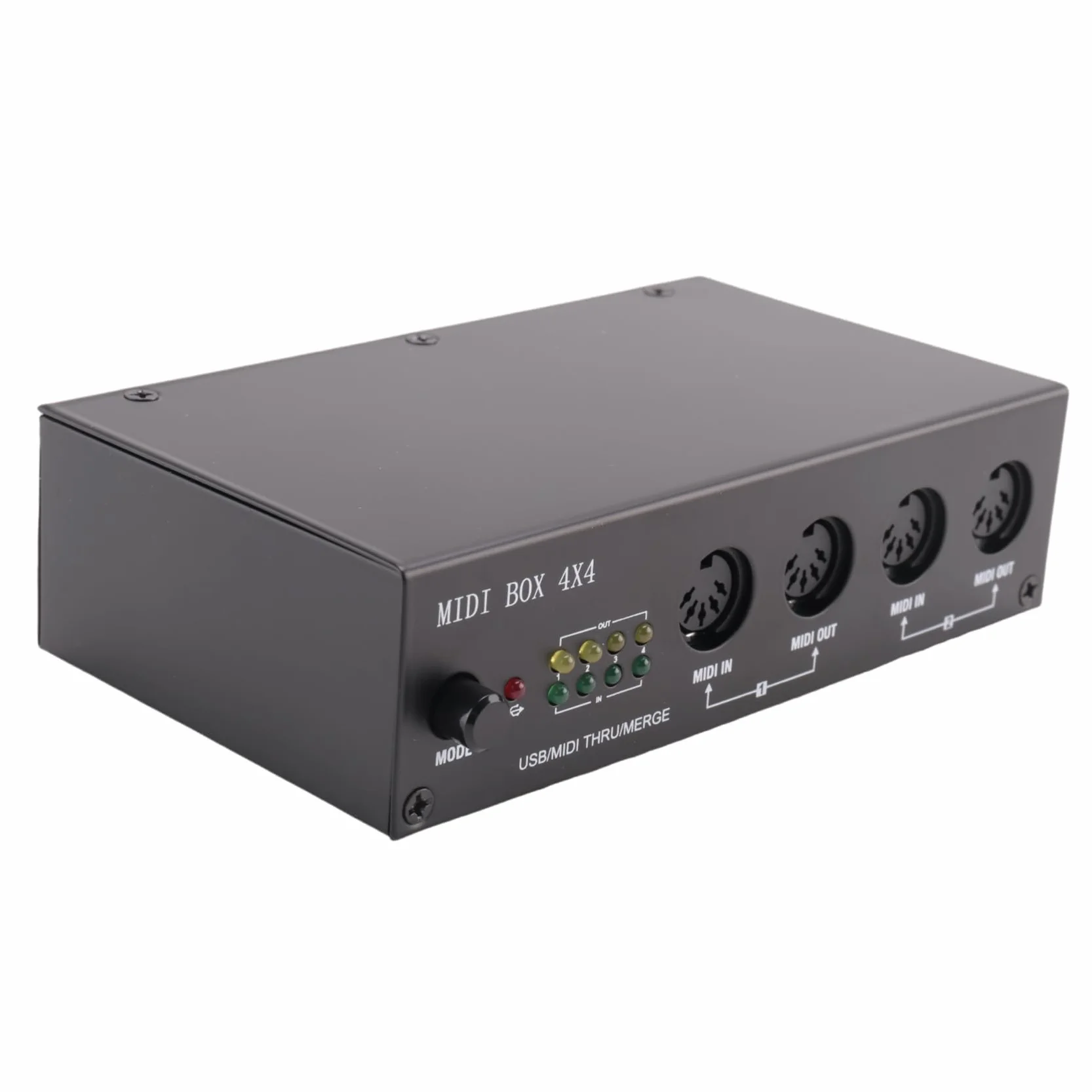 MIDI Box Musik Instrumente USB MIDI Interface Merge Thru Box 64 MIDI KanäLe